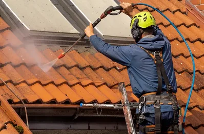Démoussage et hydrofuge de toiture à Écollemont